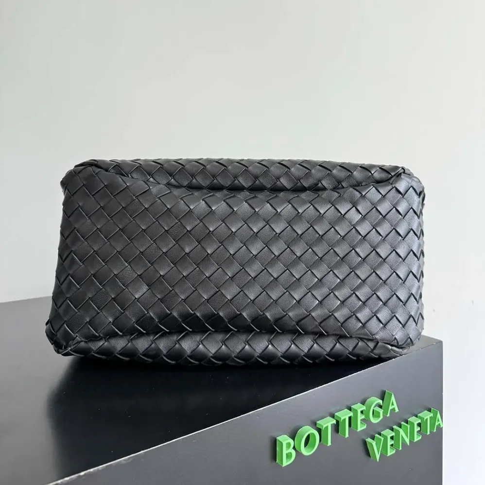 Bottega Veneta Medium Campana for Women in Black Bottega Veneta Medium Campana for Women in Black