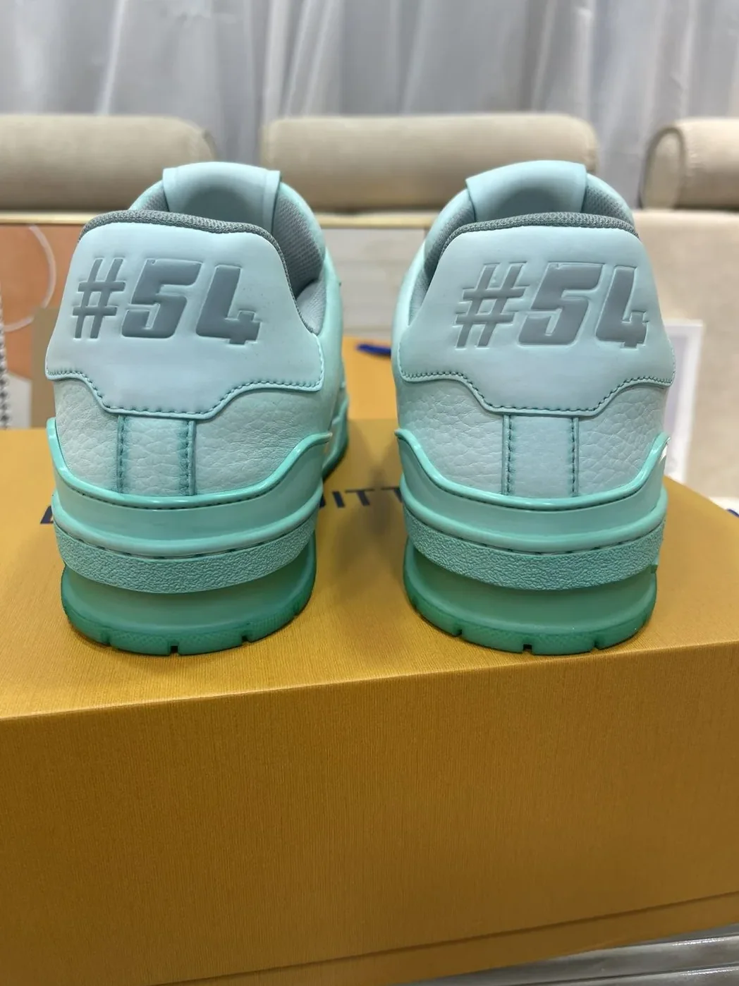 Louis Vuitton Trainer Sneaker LV Mint Louis Vuitton Trainer Sneaker LV Mint