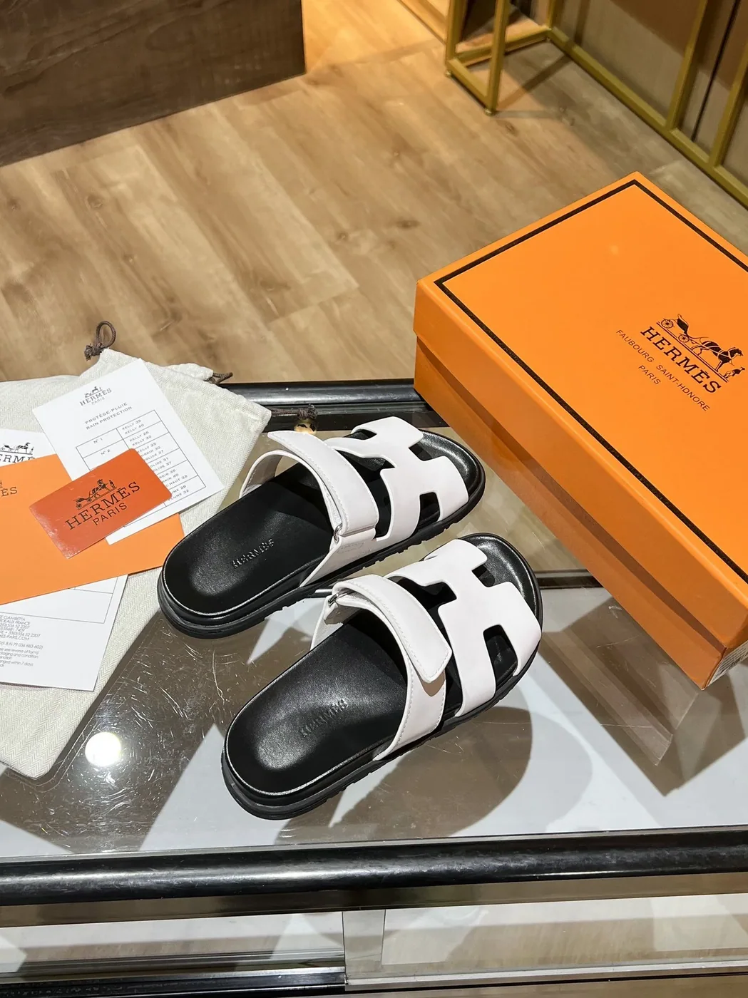 Hermes Chypre Sandal Black/White , Shoes for Women Hermes Chypre Sandal Black/White , Shoes for Women