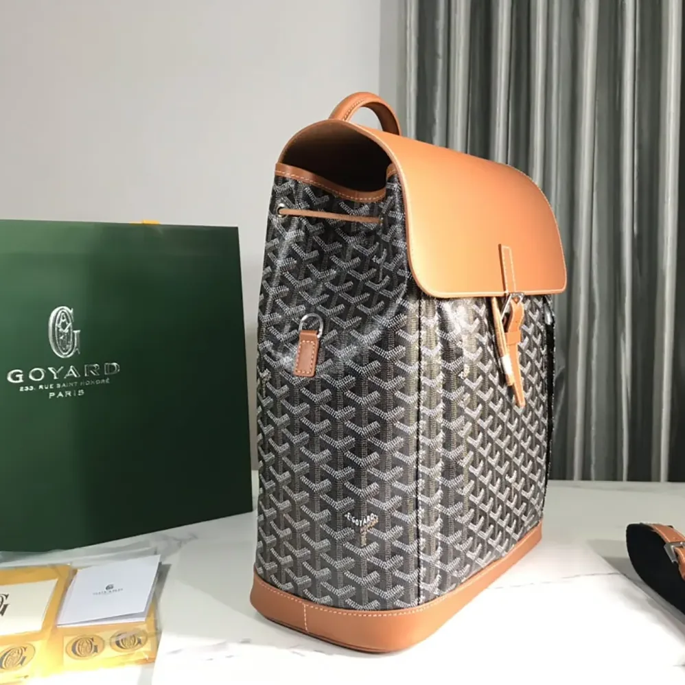 Goyard Alpin MM Backpack for Unisex in Tan Goyard Alpin MM Backpack for Unisex in Tan