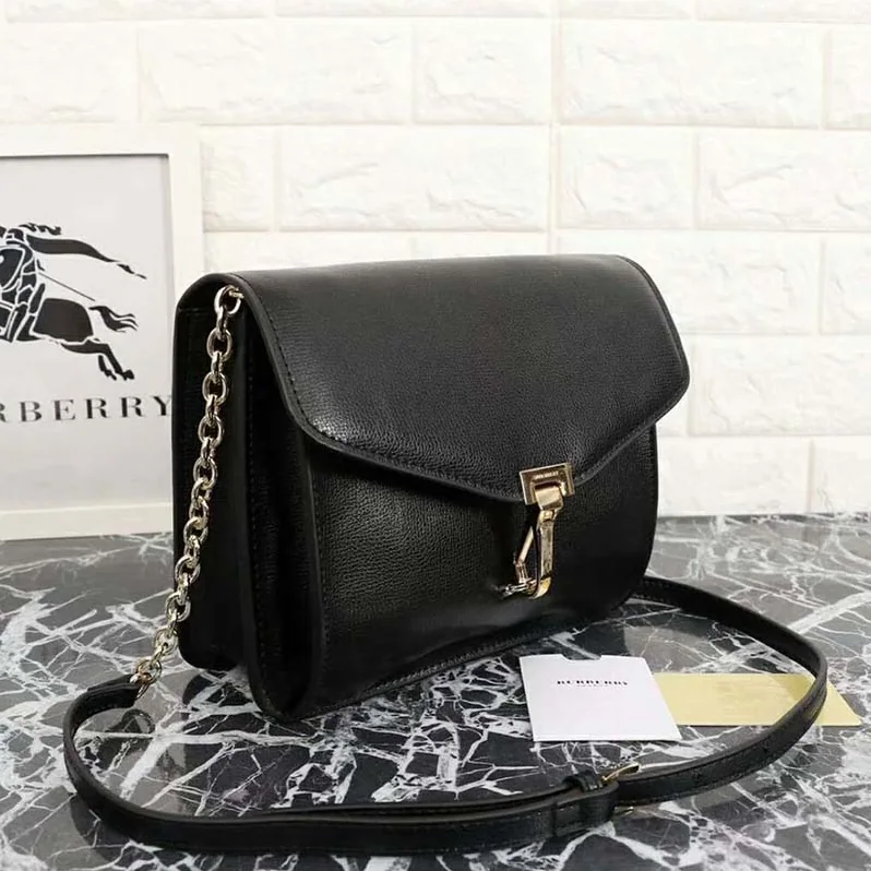Burberry Small Leather Crossbody Bag for Women in Black Burberry Small Leather Crossbody Bag for Women in Black