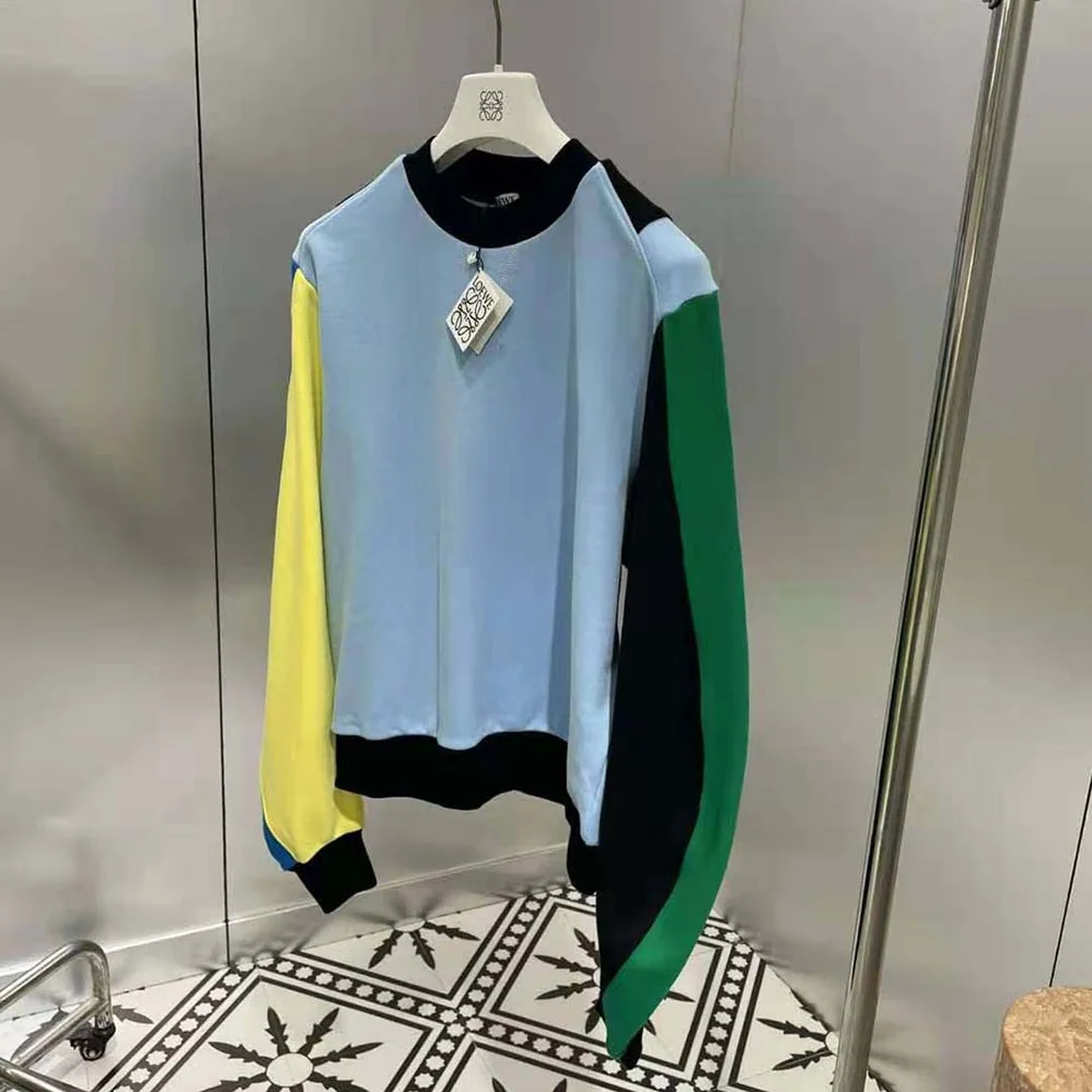 Loewe Circular Sleeve Sweatshirt in Cotton for Women