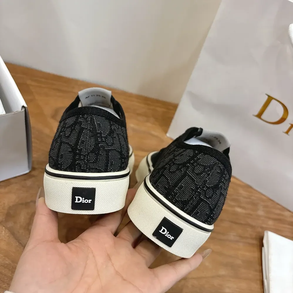 Dior Saltwind Sneaker Black Dior Oblique Jacquard for Unisex