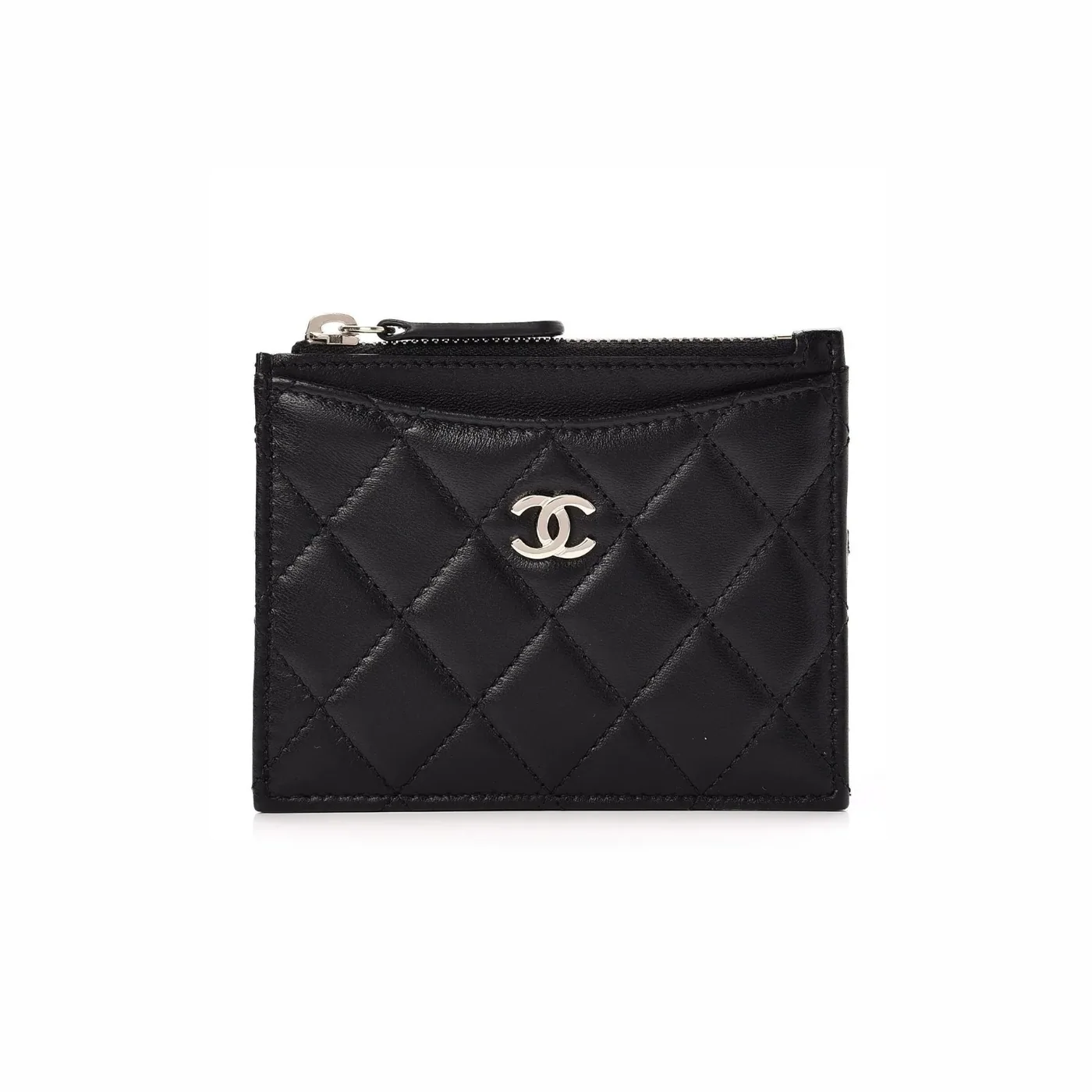 Chanel CO-CO Pouch Black Silver Hardware /