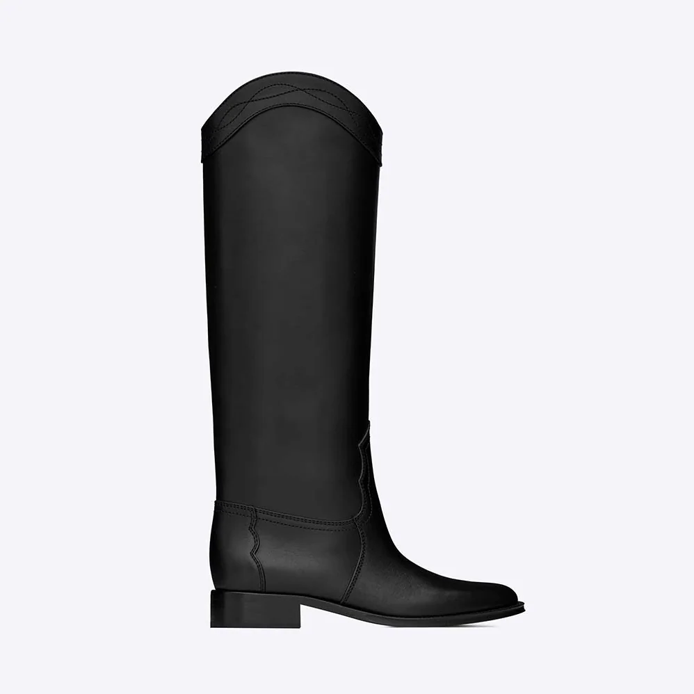 Saint Laurent YSL Kate Boots in Smooth Leather for Women in Black Saint Laurent YSL Kate Boots in Smooth Leather for Women in Black