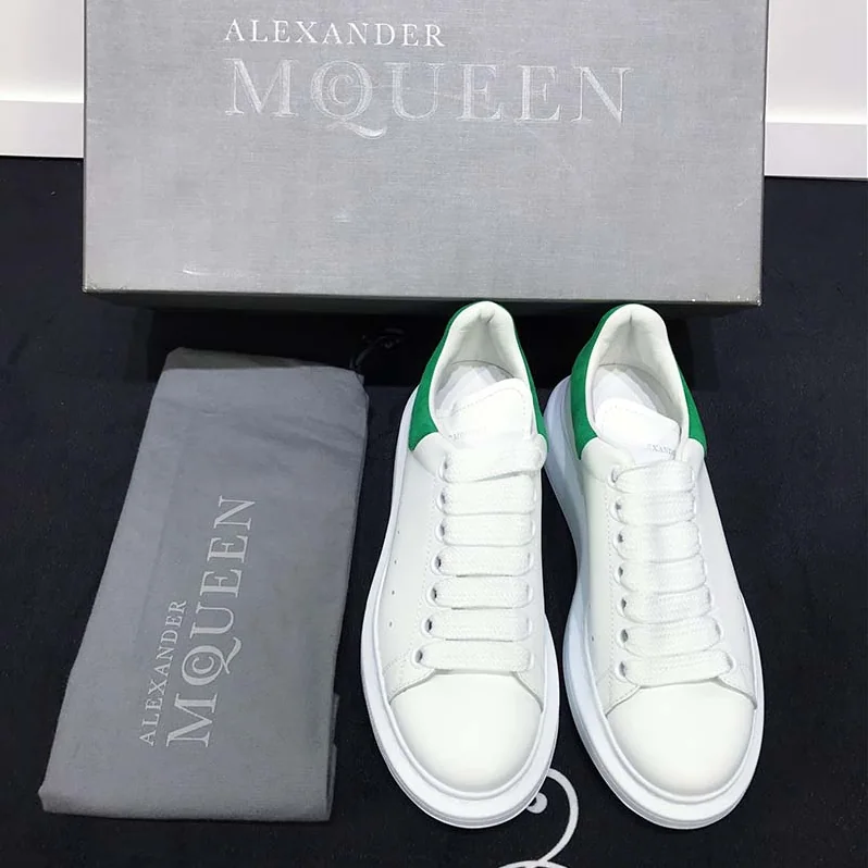 Alexander McQueen Oversized Sneaker Shoes for Women in Green Alexander McQueen Oversized Sneaker Shoes for Women in Green