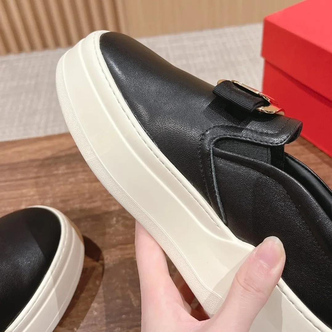 Ferragamo New Vara Plate Slip On Sneakers Black Ferragamo New Vara Plate Slip On Sneakers Black