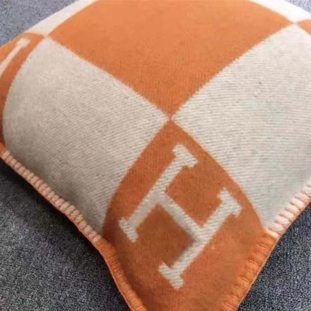 Hermes Avalon Pillow Large Model for Unisex in Orange