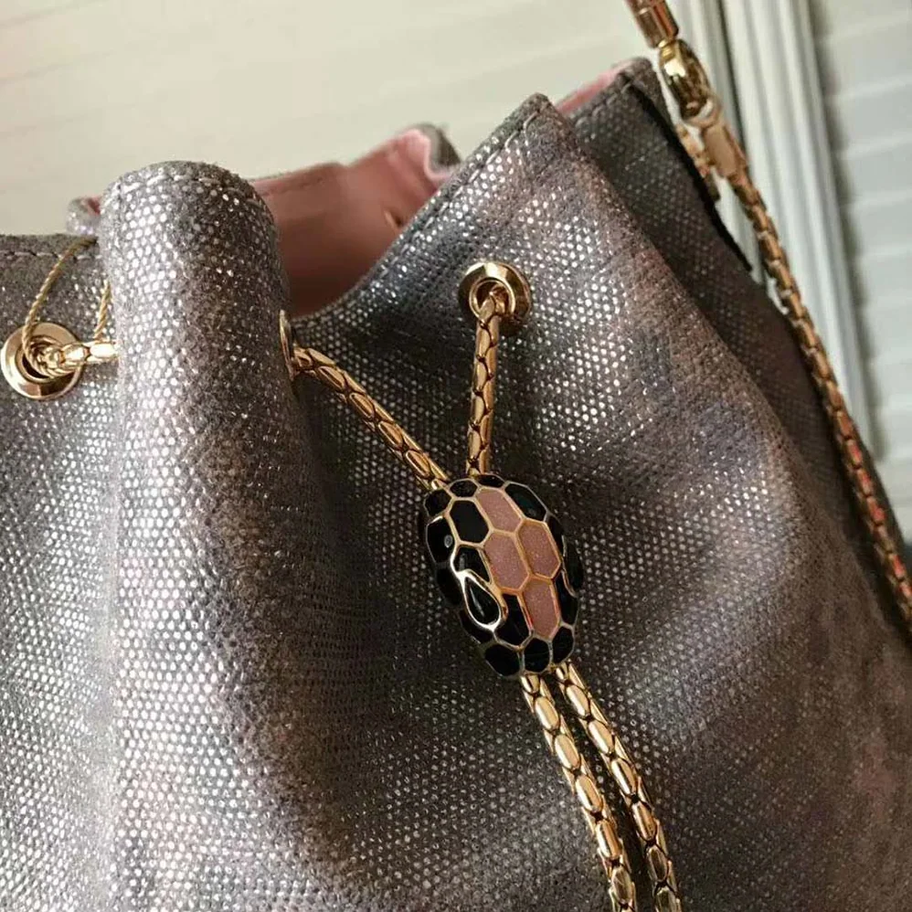 Bvlgari Serpenti Forever Bucket for Women in Silver
