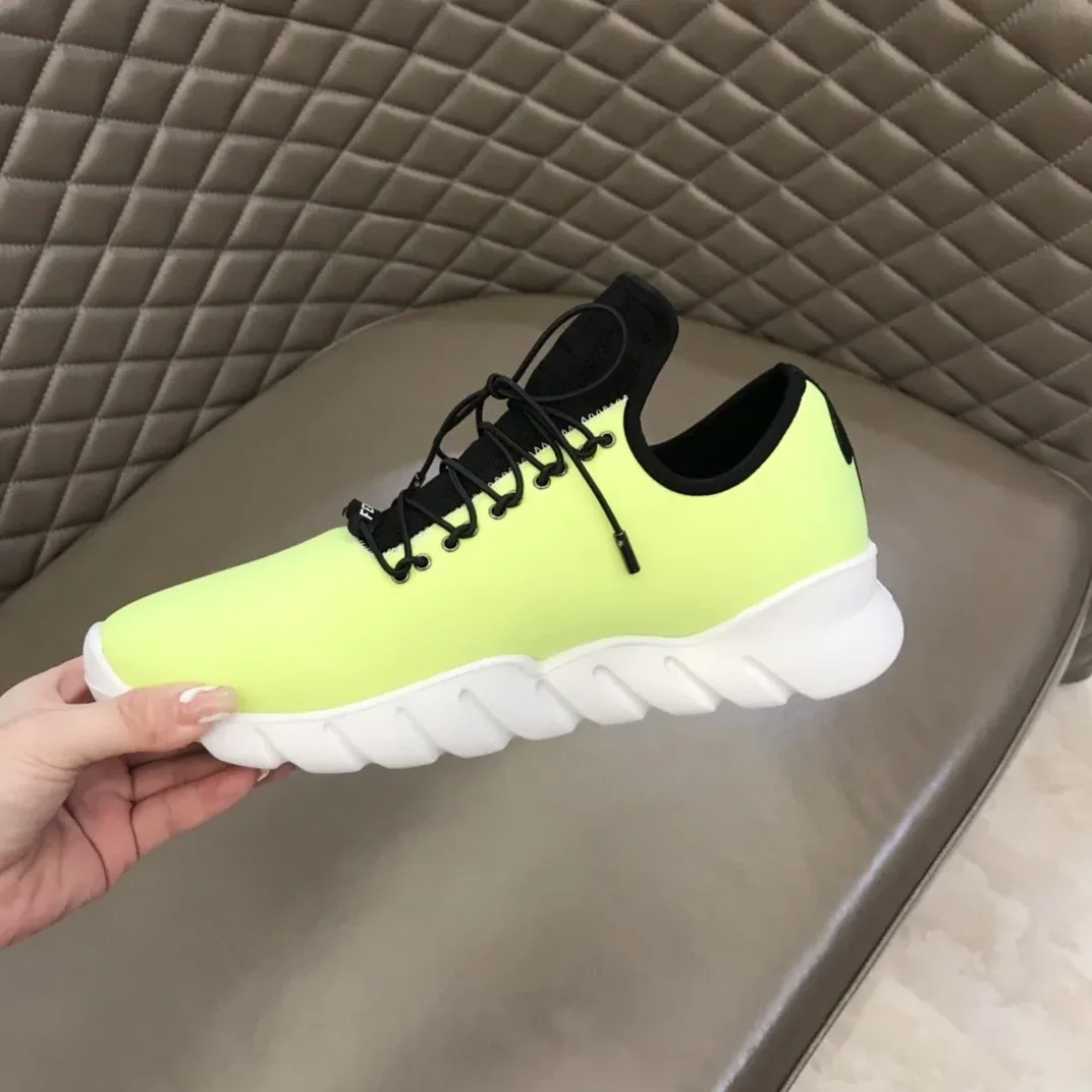 Fendi Force Low Tops Sneakers Glow Green Fendi Force Low Tops Sneakers Glow Green