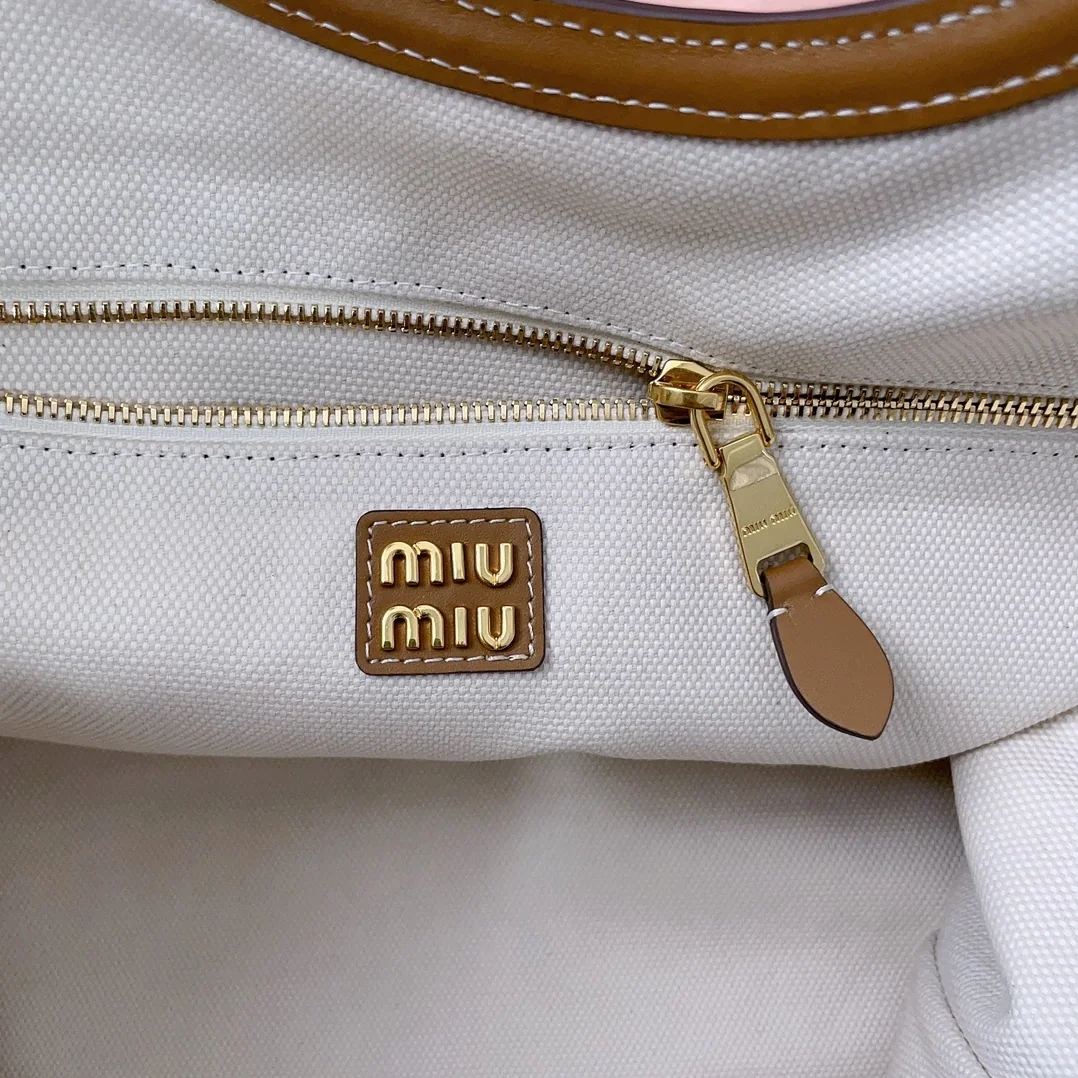 Miu Miu IVY Corduroy Shopping Bag for Women Miu Miu IVY Corduroy Shopping Bag for Women