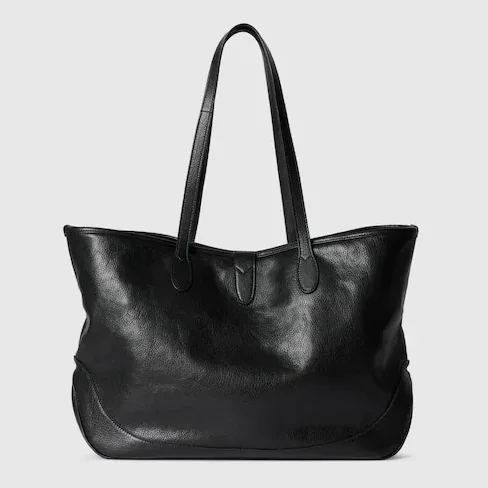 Gucci Jackie Medium Tote Bag in Black Silver Hardware Gucci Jackie Medium Tote Bag in Black Silver Hardware