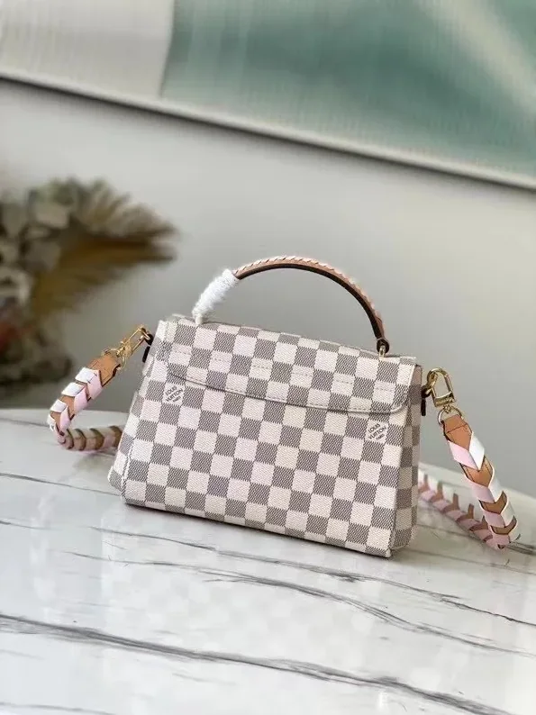 Louis Vuitton Croisette Damier Azur Canvas Pink