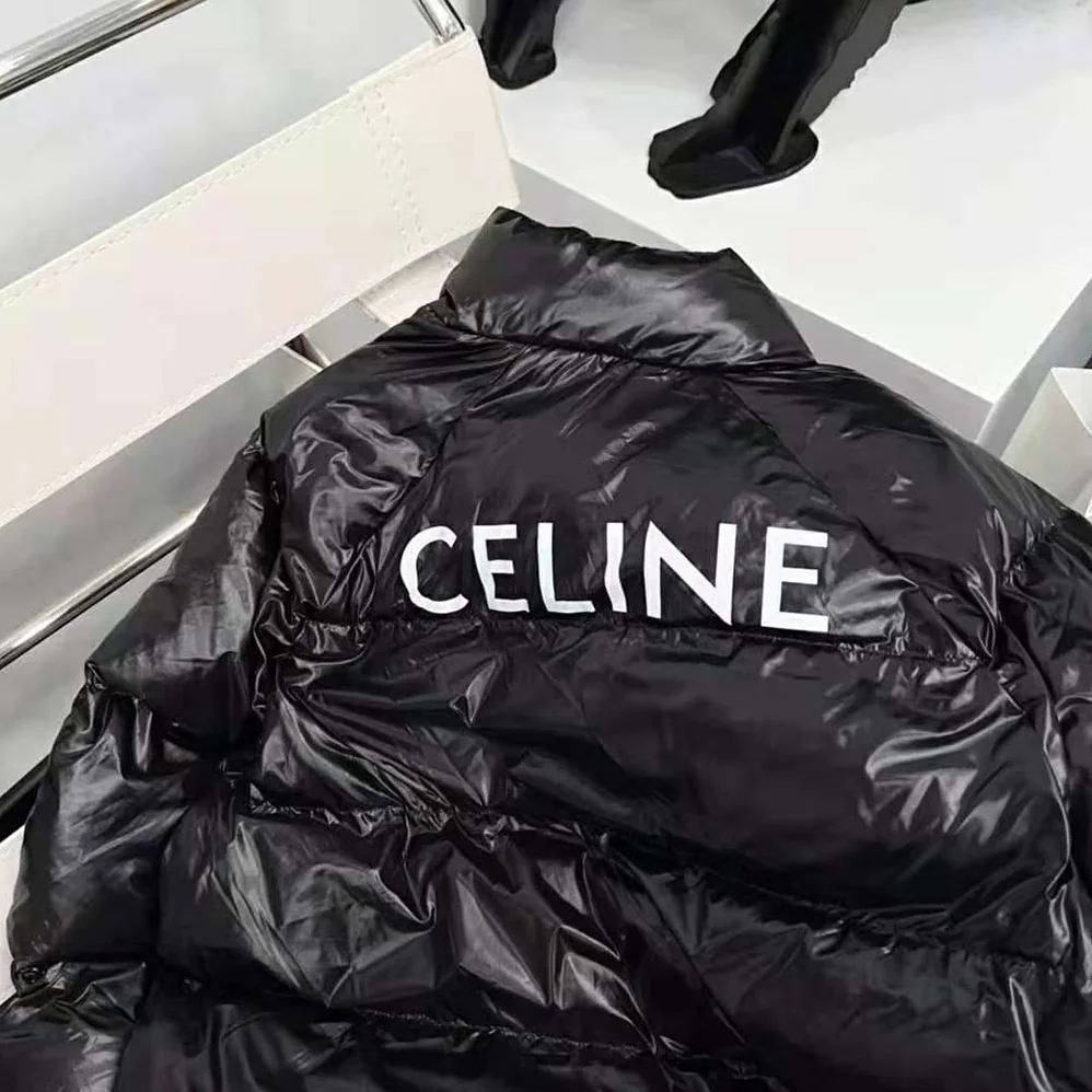 Celine Parka in Lightweight Nylon for Women in Black Celine Parka in Lightweight Nylon for Women in Black