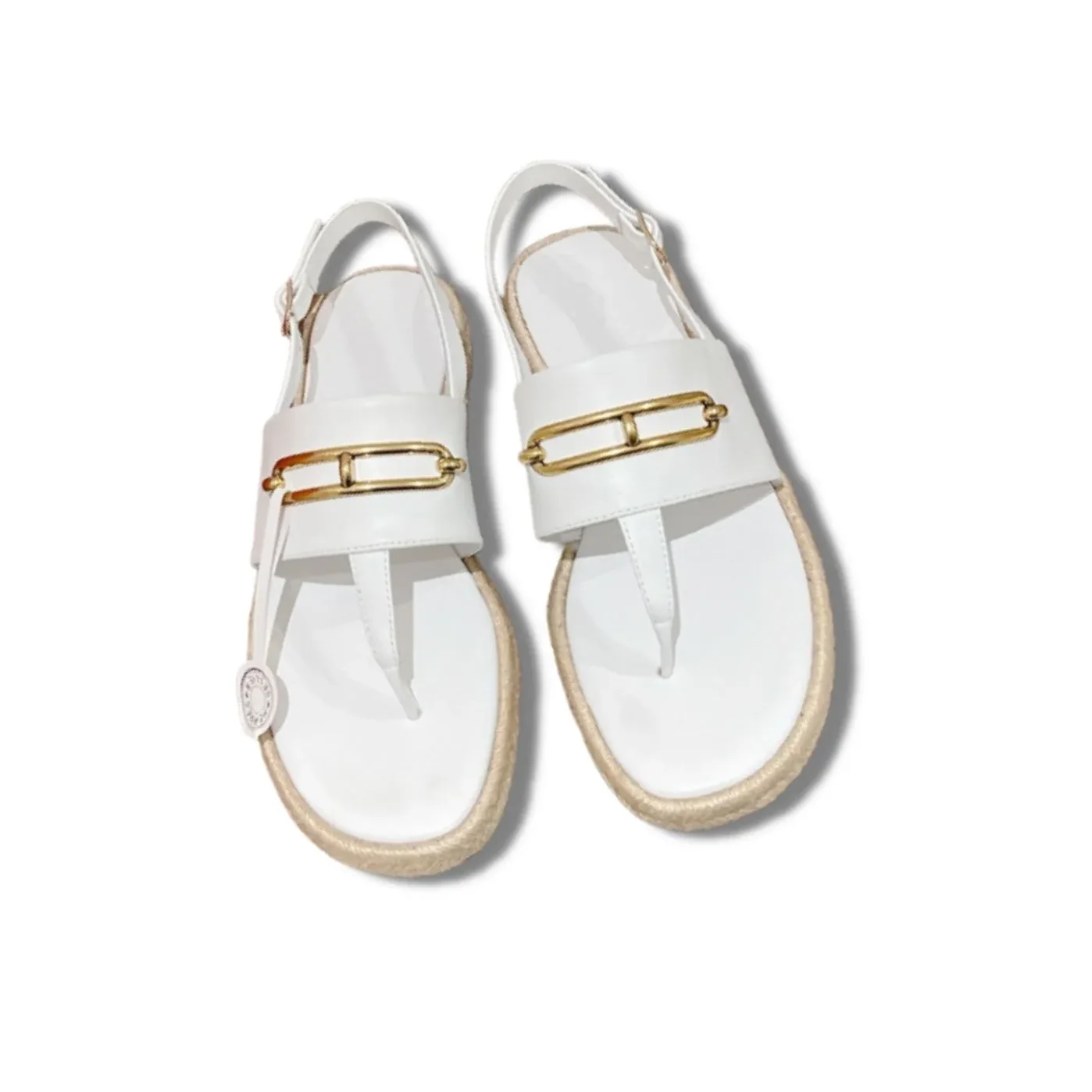 Hermes Eloise Espadrille White