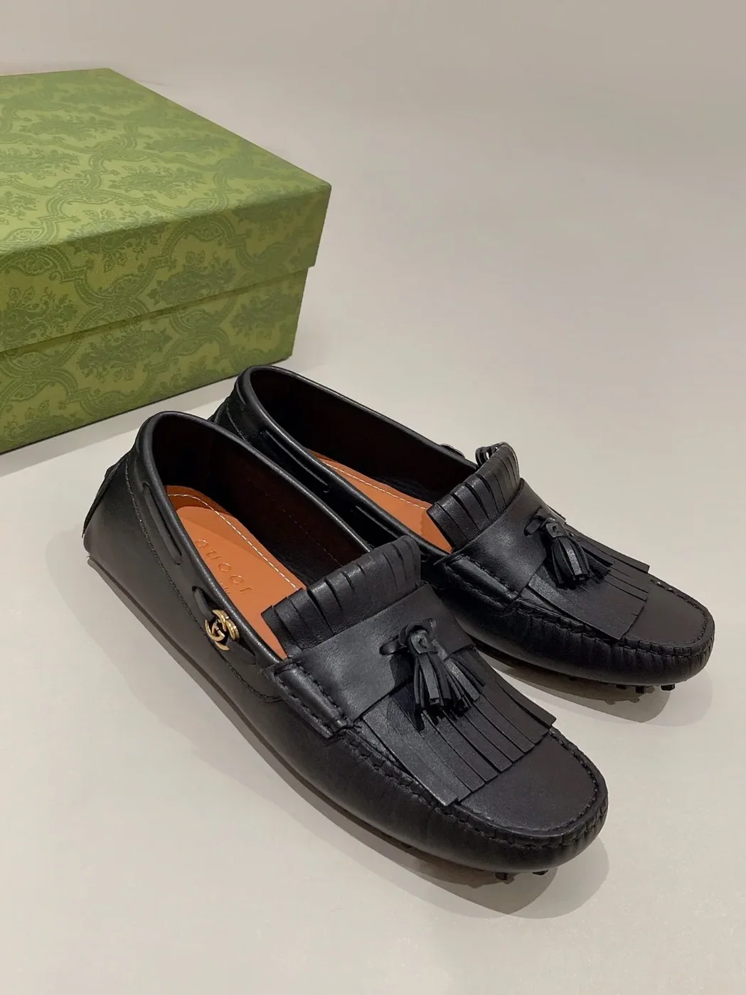 Gucci Loafer With Driver Interlocking G Black for Men Gucci Loafer With Driver Interlocking G Black for Men