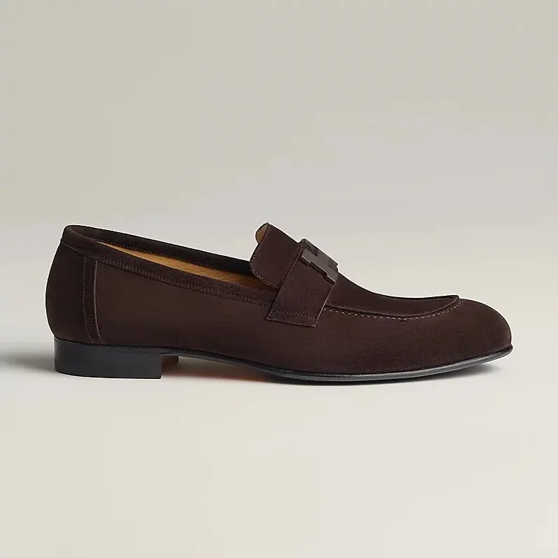 Hermes Paris Loafers Marron Ebene Hermes Paris Loafers Marron Ebene