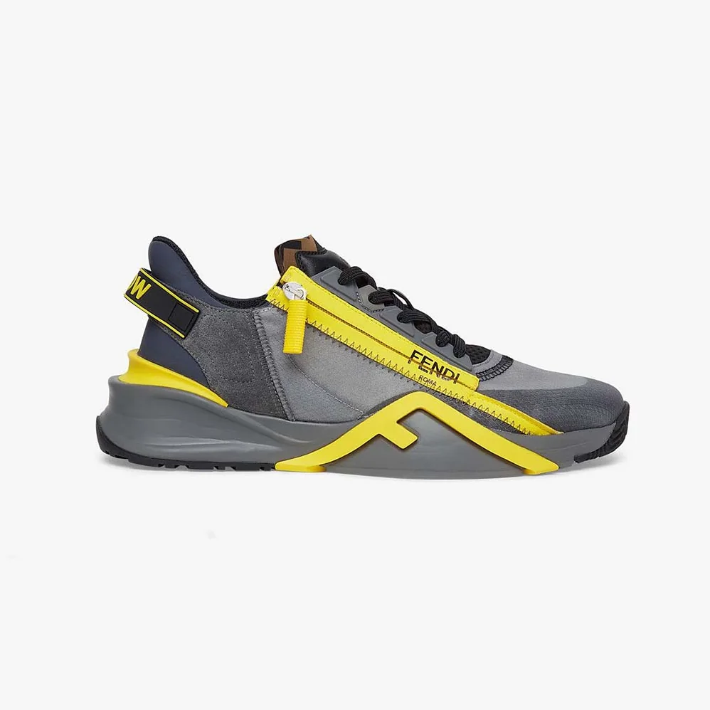 Fendi Flow Gray Nylon Low for Women in Tops Fendi Flow Gray Nylon Low for Women in Tops