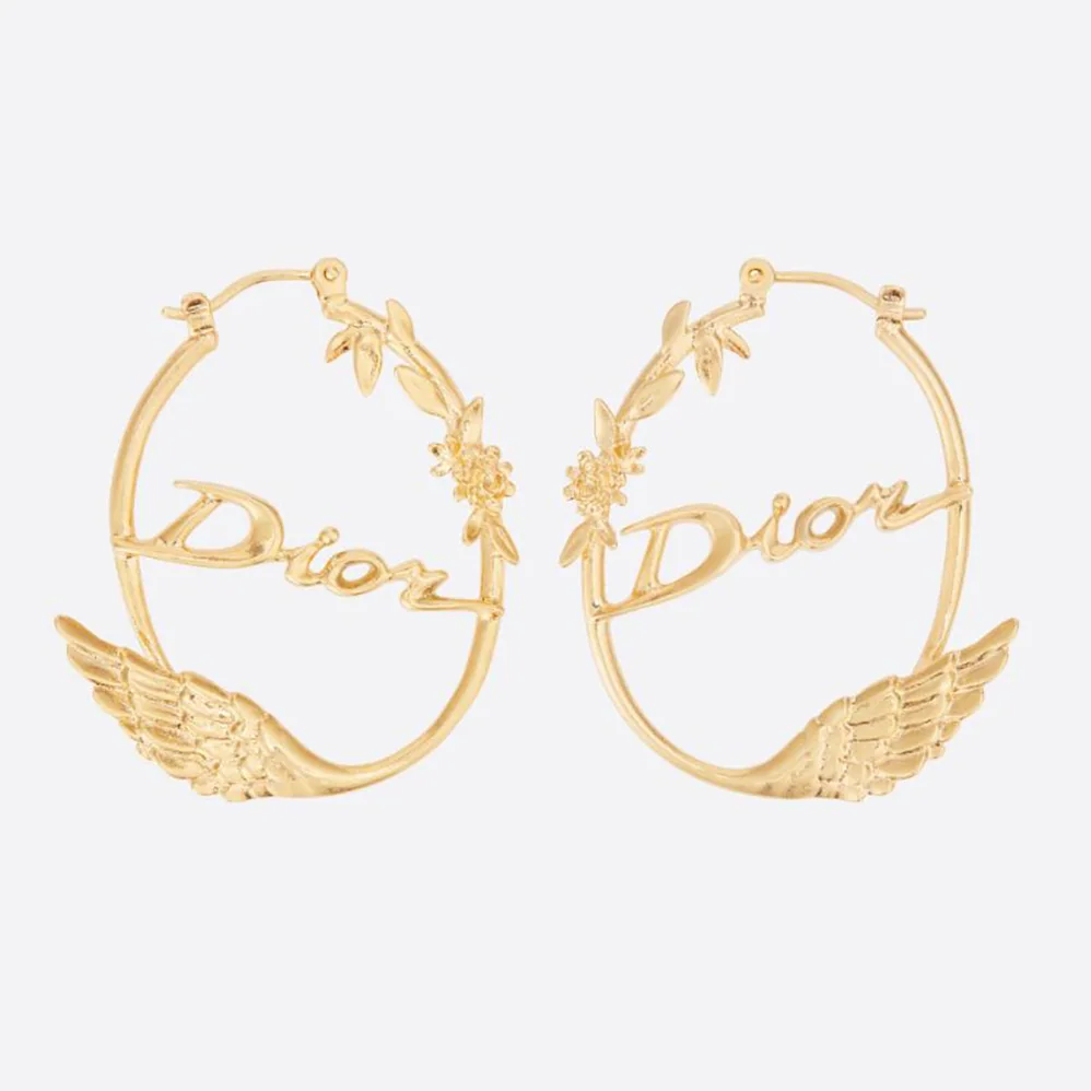 Dior Dio(r)evolution Earrings Gold for Women in Finish Metal Dior Dio(r)evolution Earrings Gold for Women in Finish Metal