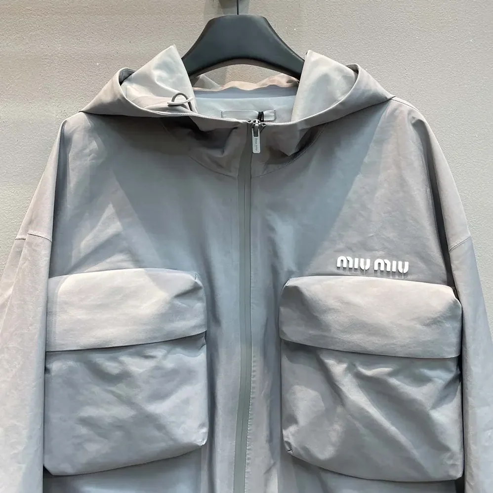 Miu Miu Tec Canvas Blouson for Women