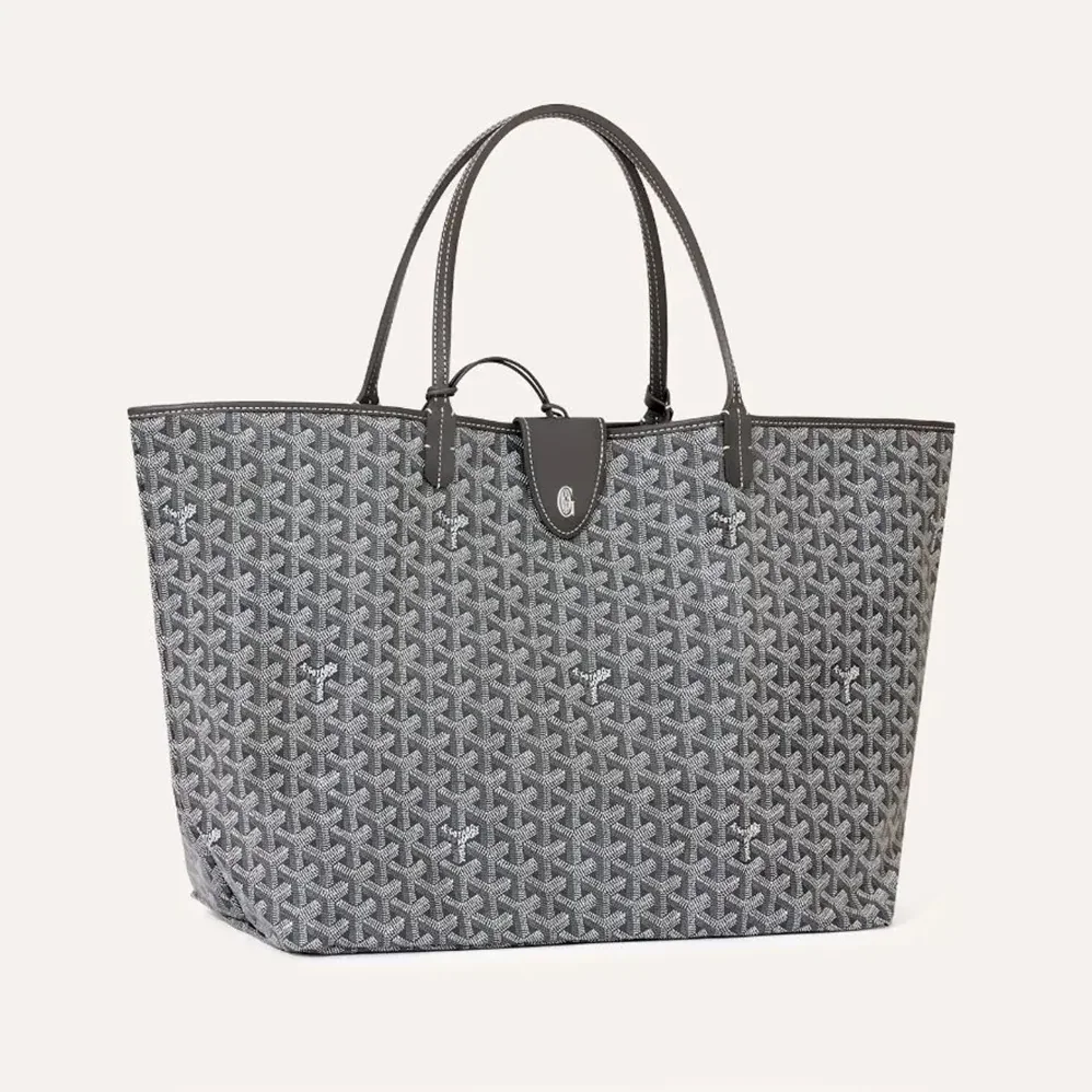 Goyard Saint Louis Gm Bag for Unisex in Grey Goyard Saint Louis Gm Bag for Unisex in Grey