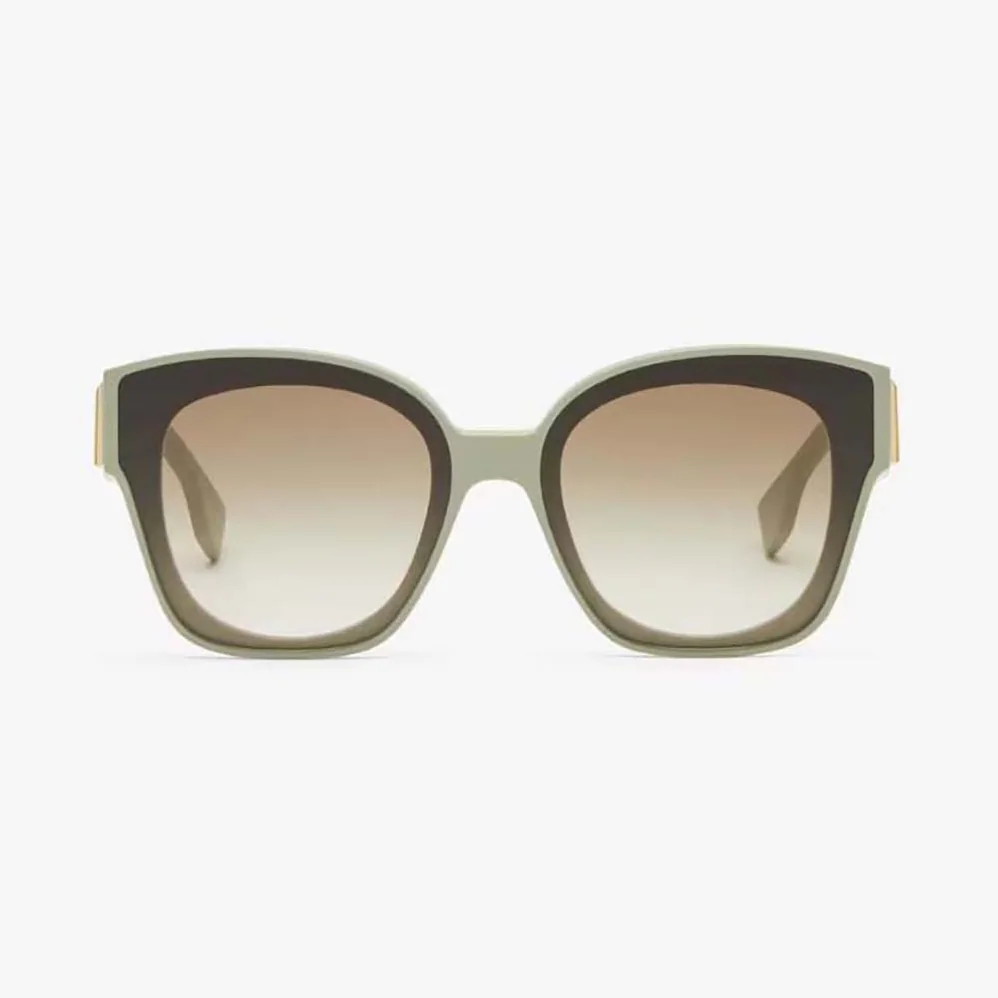 Fendi Square Fendi First Mint Green Acetate Sunglasses for Women Fendi Square Fendi First Mint Green Acetate Sunglasses for Women