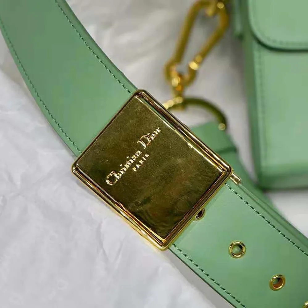 Dior 30 Montaigne Box Bag Mint Green Box Calfskin for Women