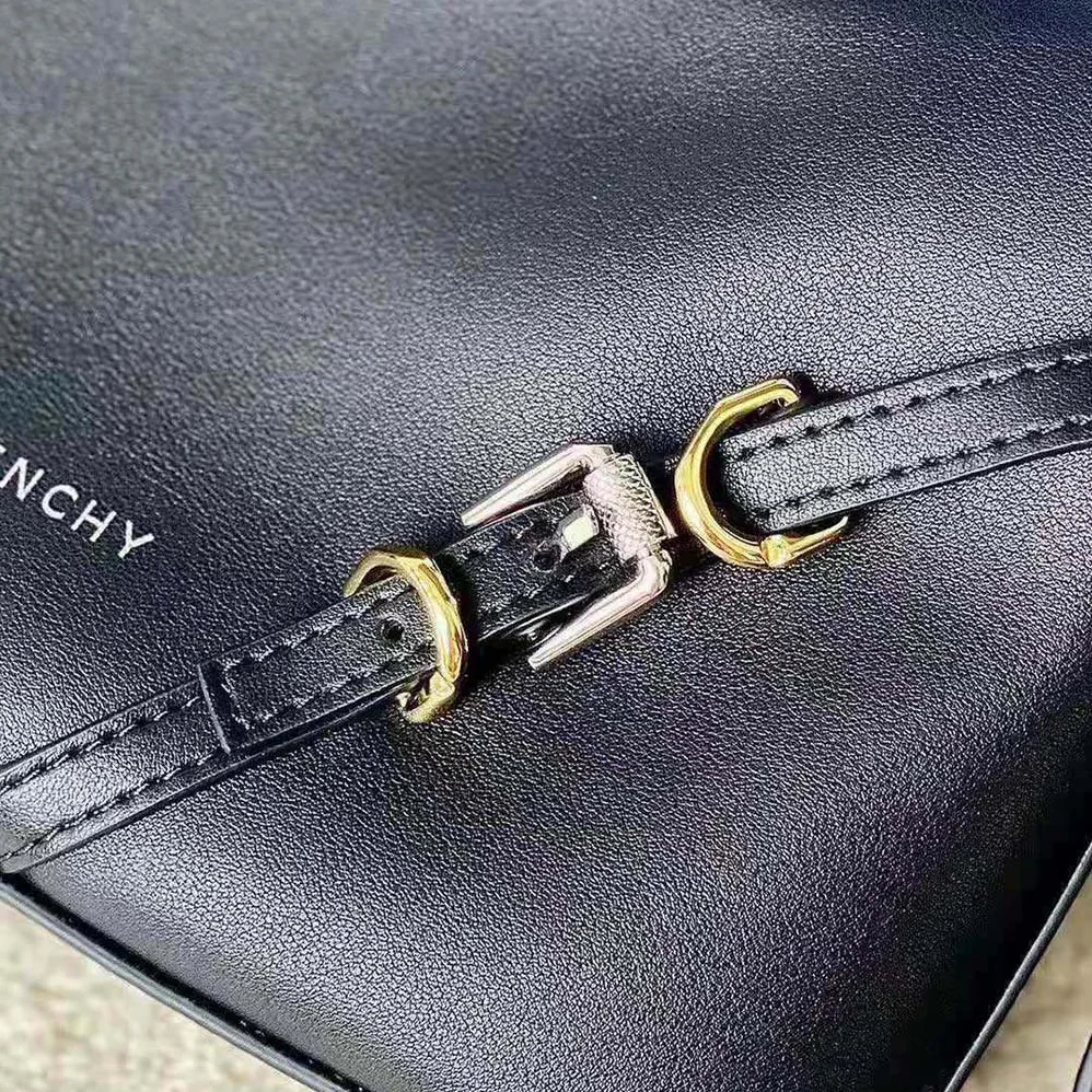Givenchy Mini Voyou Bag in Leather for Women in Black Givenchy Mini Voyou Bag in Leather for Women in Black