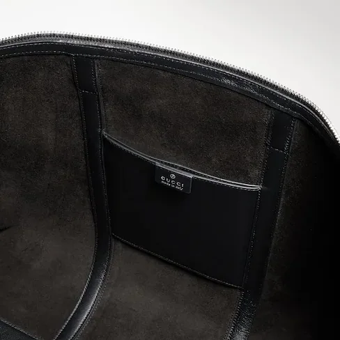 Gucci Mega Web Trademark Large Duffle Bag in Black Palladium Hardware Gucci Mega Web Trademark Large Duffle Bag in Black Palladium Hardware