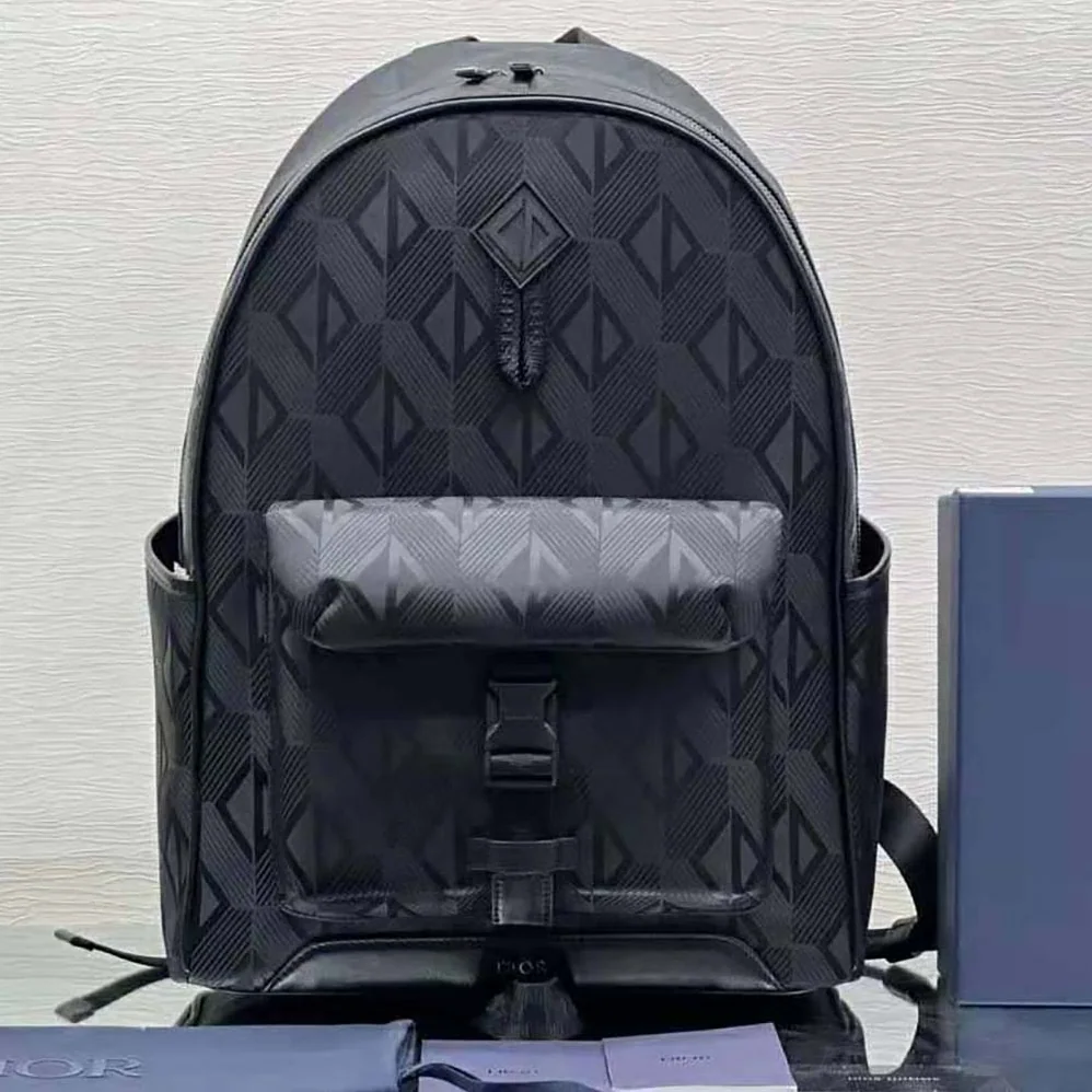 Dior Explorer Backpack Black CD Diamond Mirage Ski Capsule Nylon for Men Dior Explorer Backpack Black CD Diamond Mirage Ski Capsule Nylon for Men