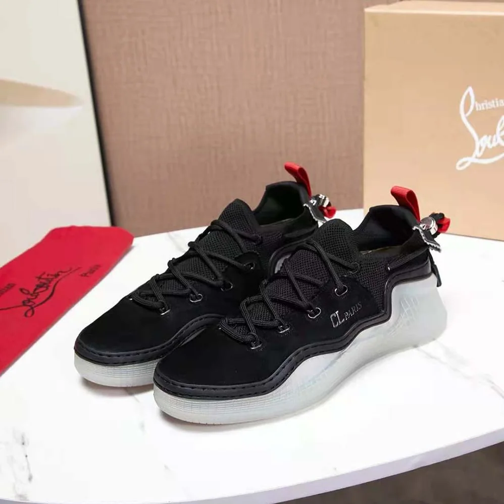 Christian Louboutin Arpoador Donna in Suede Leather for Women in Black