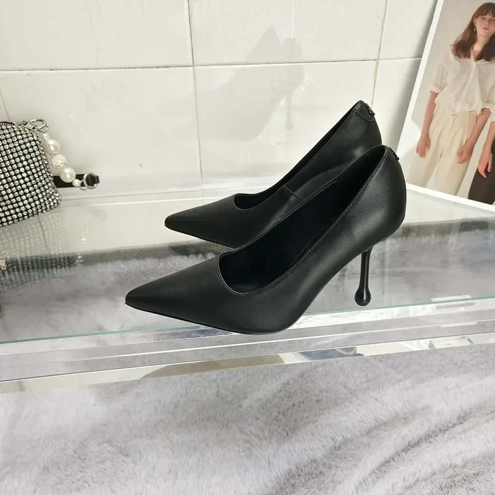 Jimmy Choo Ixia 80 Black Nappa Leather Pumps for Women