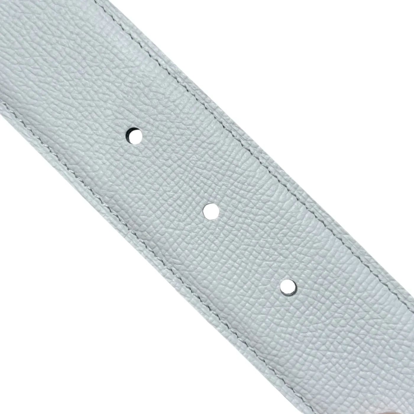 Hermès H-Zip Reversible Belt White & Black Hermès H-Zip Reversible Belt White & Black