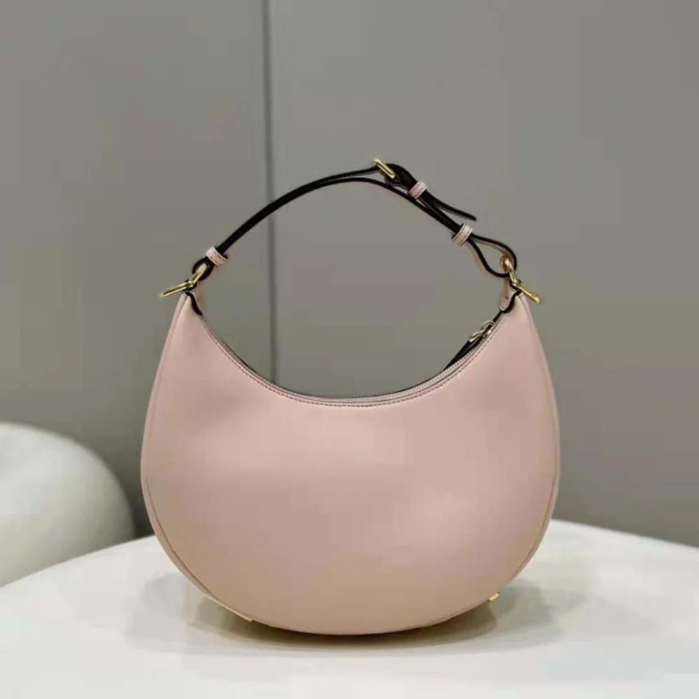 Fendi Fendigraphy Small Pale Pink Leather Bag for Women