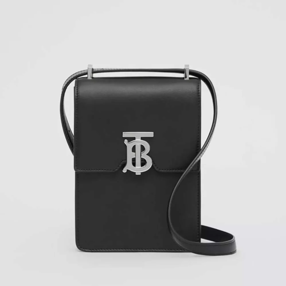 Burberry Leather Robin Bag for Women in Black