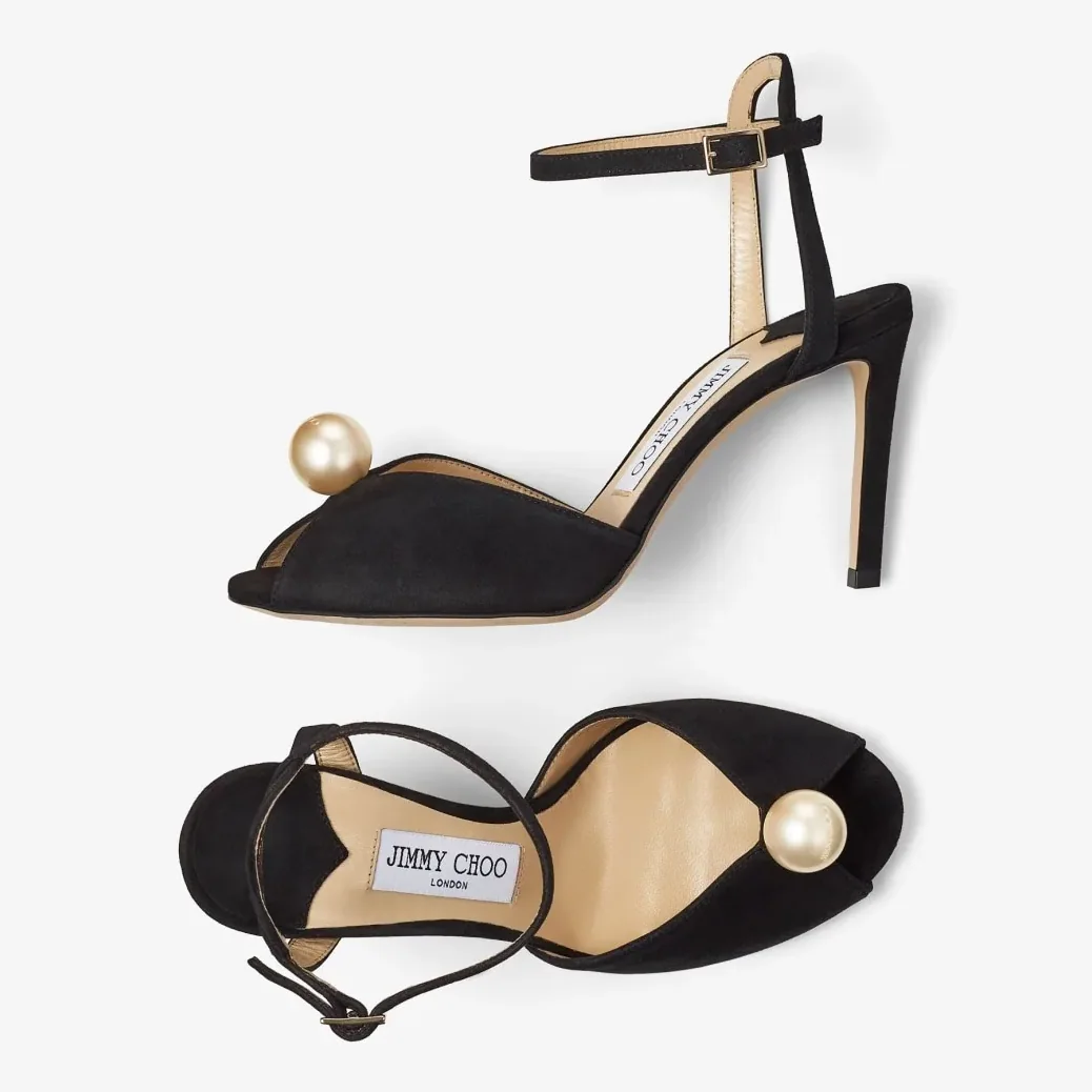 Jimmy Choo Sacora 85 Black SACORA85AOB Jimmy Choo Sacora 85 Black SACORA85AOB