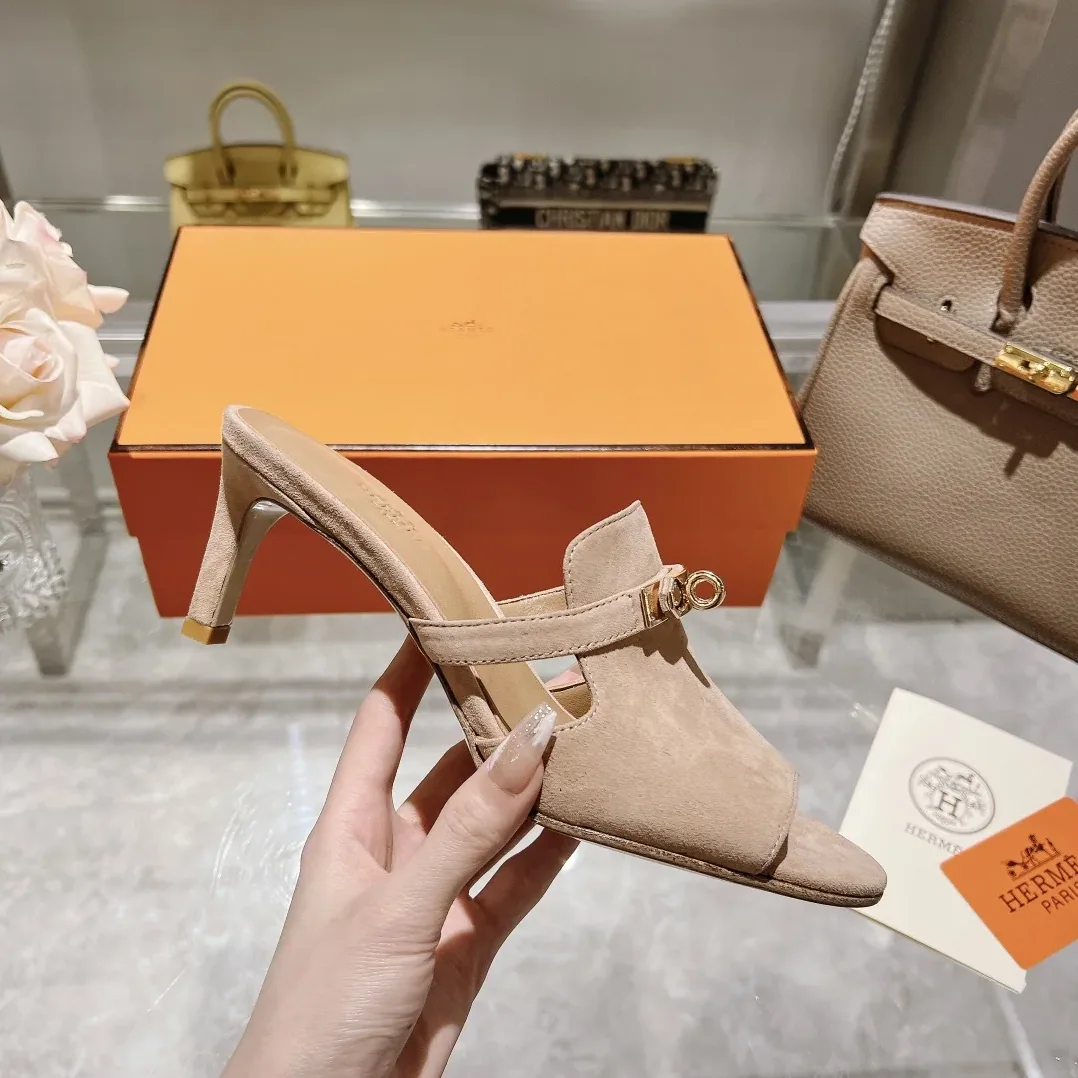 Hermes Cute Sandal Beige Hermes Cute Sandal Beige