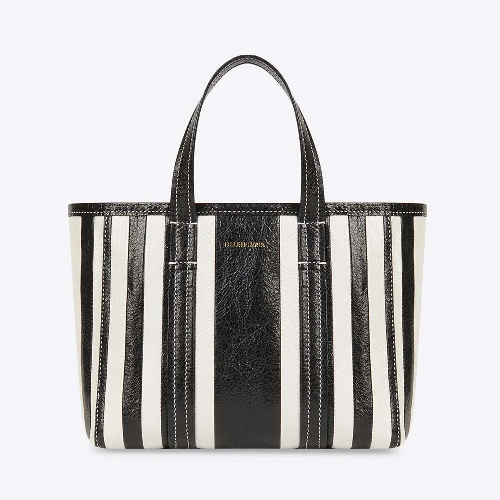 Balenciaga Barbes Small East-West Shopper Bag in Black for Women