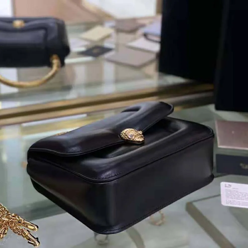 Bvlgari Mary Katrantzou X Bvlgari Top Handle for Women in Black Bvlgari Mary Katrantzou X Bvlgari Top Handle for Women in Black
