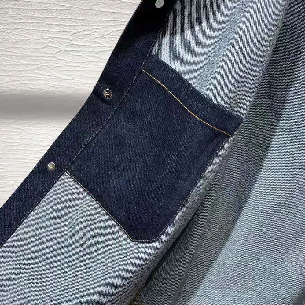 Dior Dior and Jack Kerouac Overshirt Blue Cotton Denim for Men Dior Dior and Jack Kerouac Overshirt Blue Cotton Denim for Men