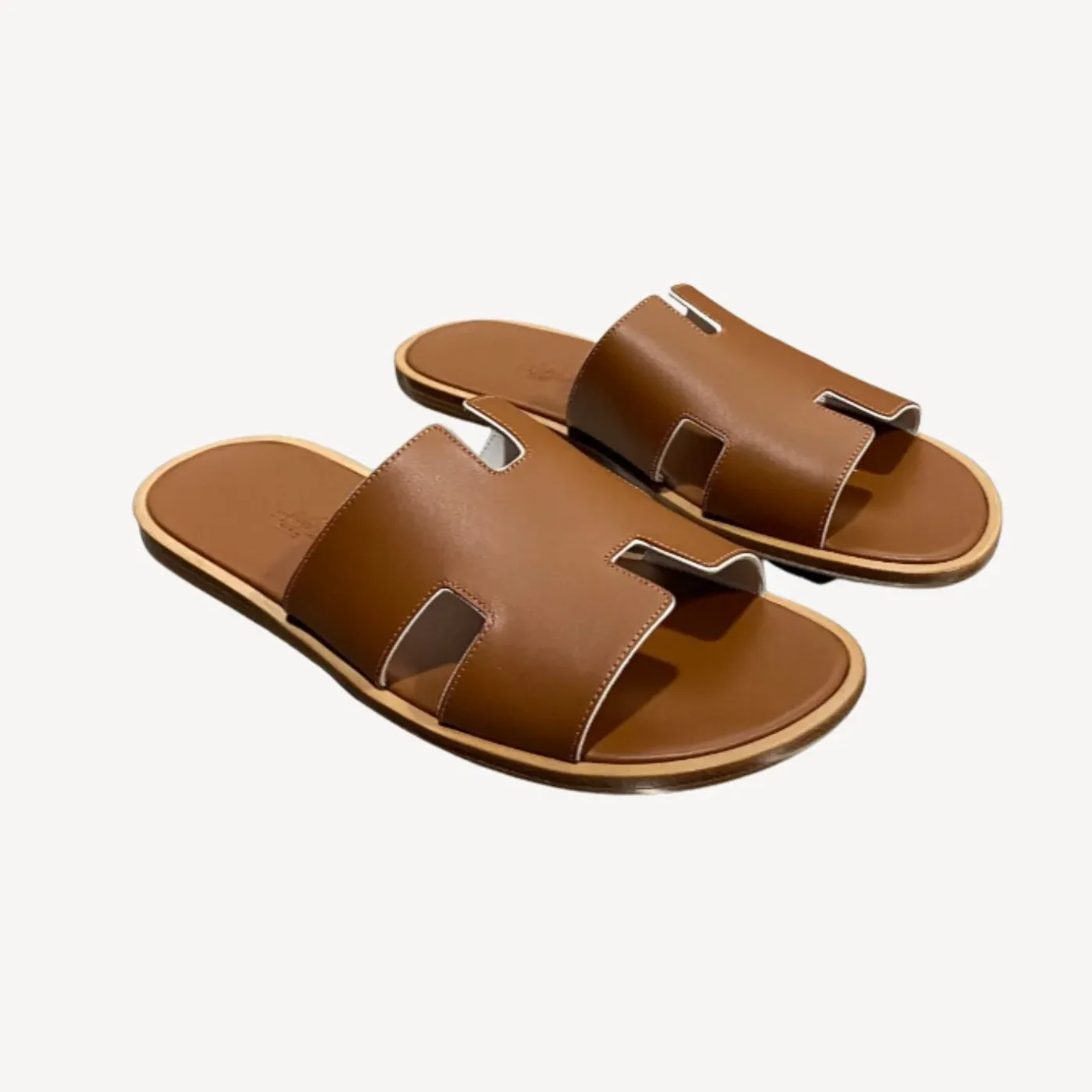 Hermes Oran Sandal Brown Hermes Oran Sandal Brown