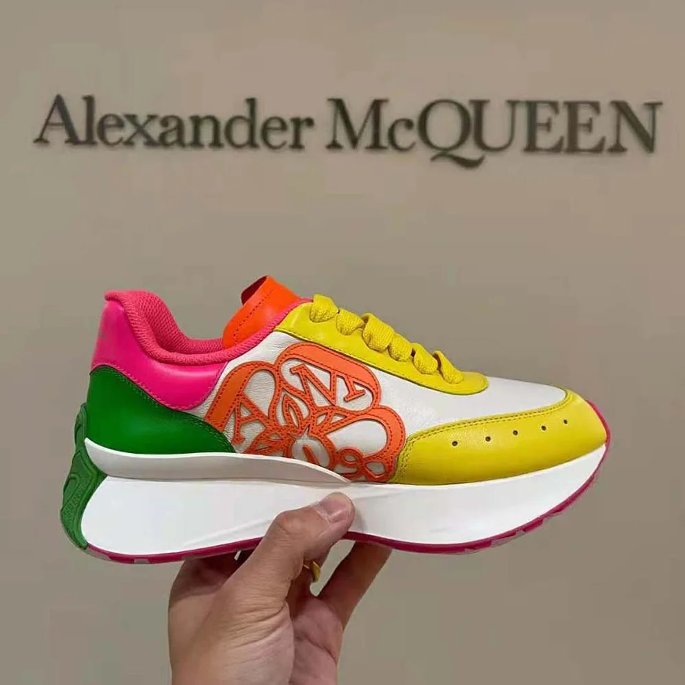 Alexander Mcqueen Sprint Runner in Multicolor for Women Alexander Mcqueen Sprint Runner in Multicolor for Women