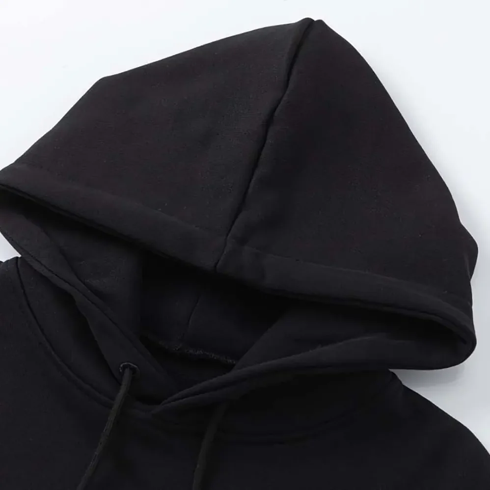 Celine Loose Hoodie in Cotton Fleece for Men in Black Celine Loose Hoodie in Cotton Fleece for Men in Black