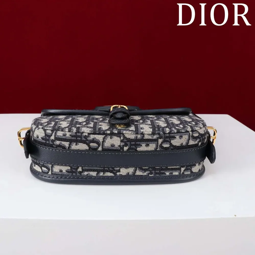 Dior Bobby East-West Bag Blue Dior Oblique Jacquard for Women