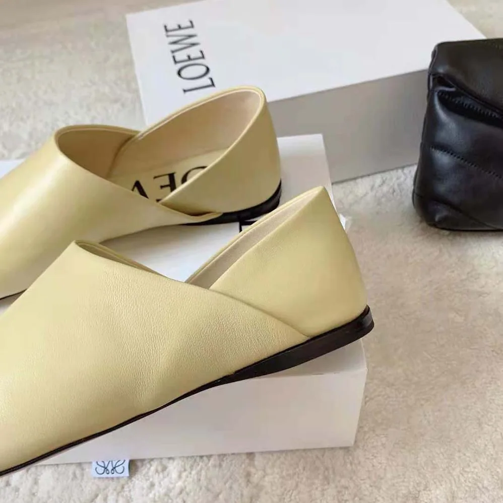 Loewe Toy Slipper in Goatskin for Women in Yellow Loewe Toy Slipper in Goatskin for Women in Yellow