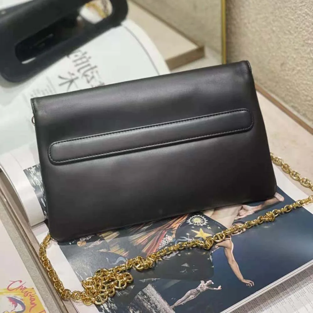Dior Medium Diordouble Bag Smooth Calfskin for Women in Black