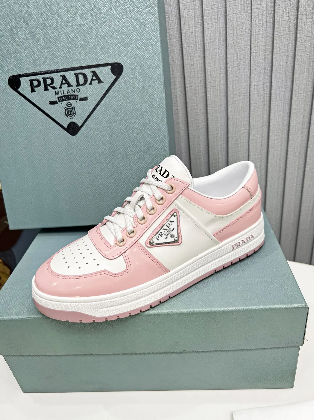 Prada Downtown Sneakers Pink / Prada Downtown Sneakers Pink /