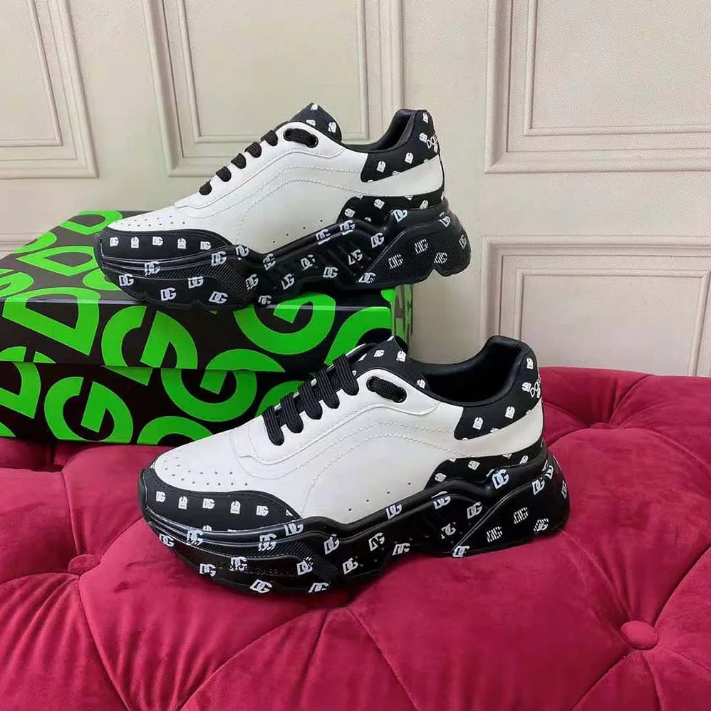 Dolce Gabbana D&G Calfskin Nappa Daymaster Sneakers for Unisex