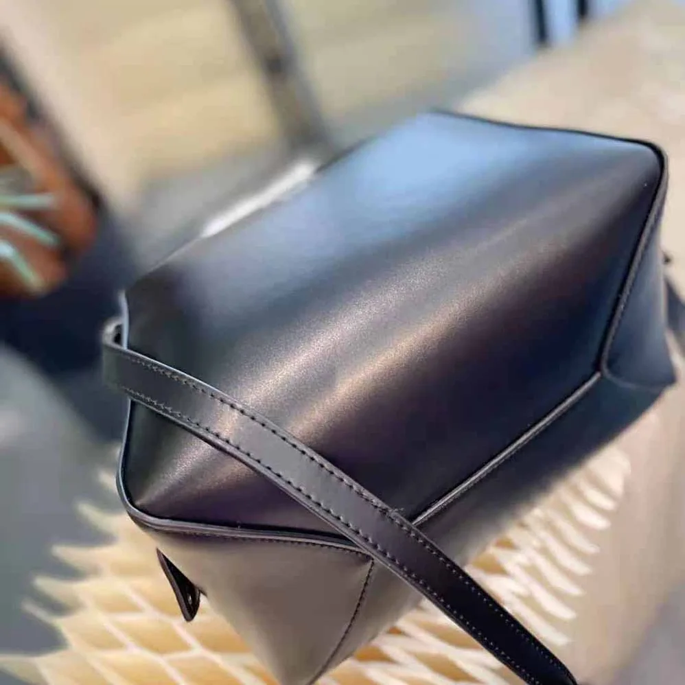 Prada Small Leather Handbag for Women in Black