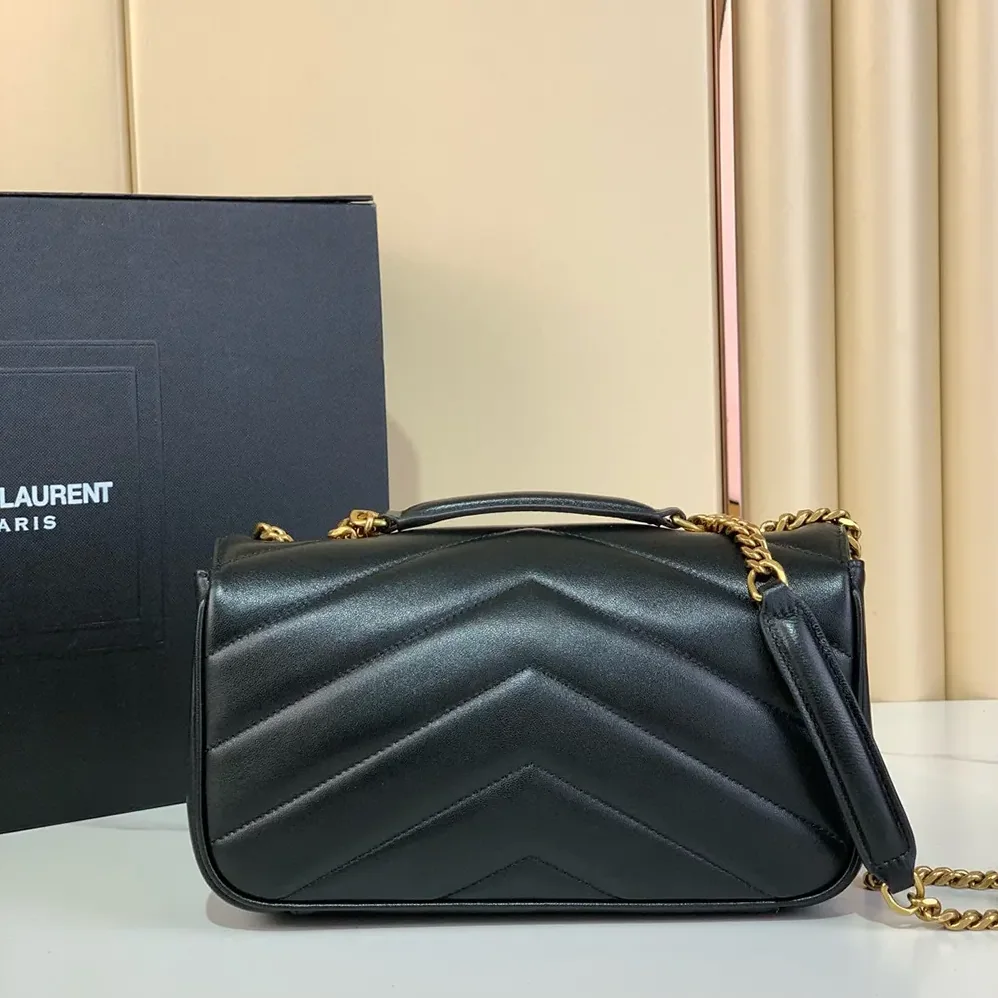 Saint Laurent YSL Loulou Small in Matelasse Lambskin for Women